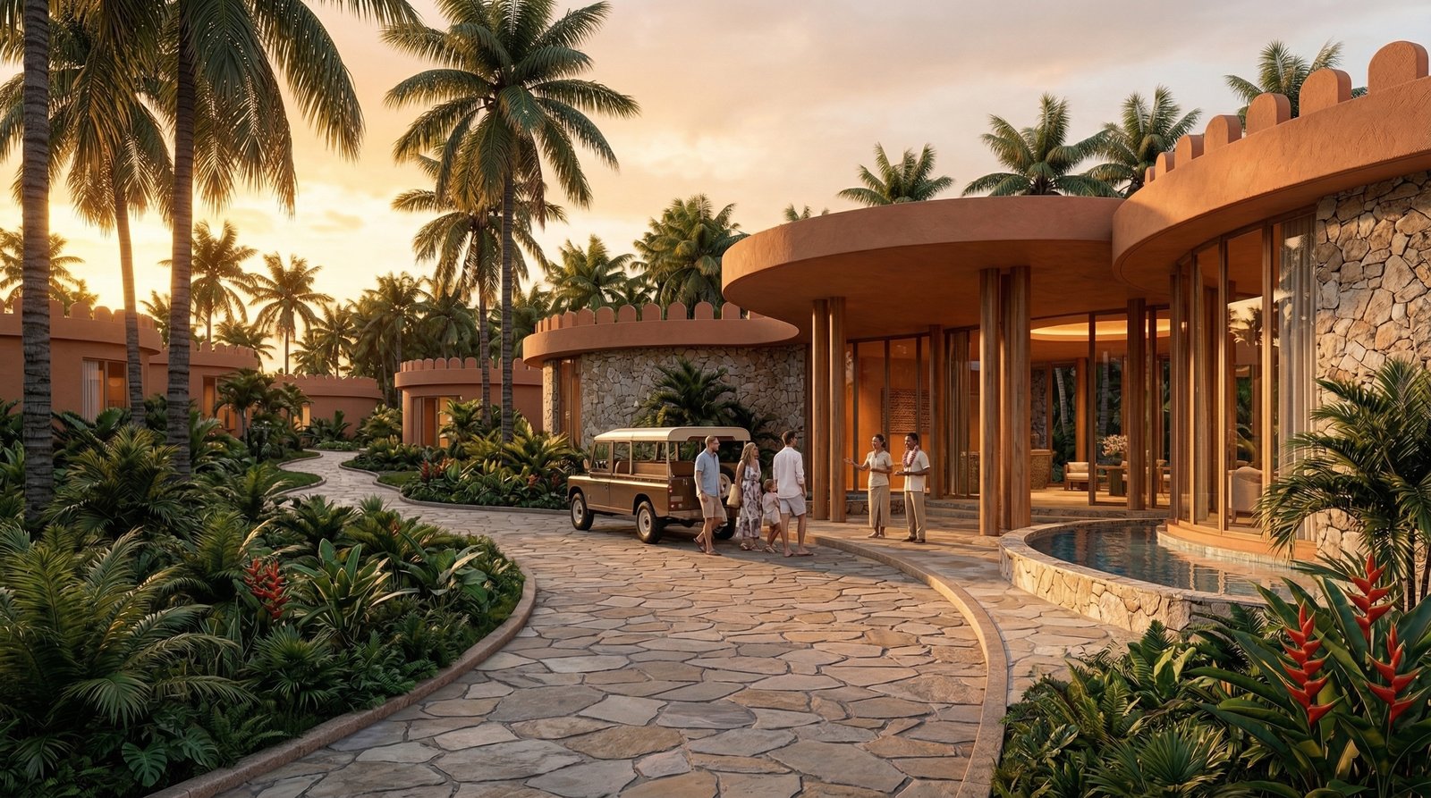 Tropical Luxury Resort 3D